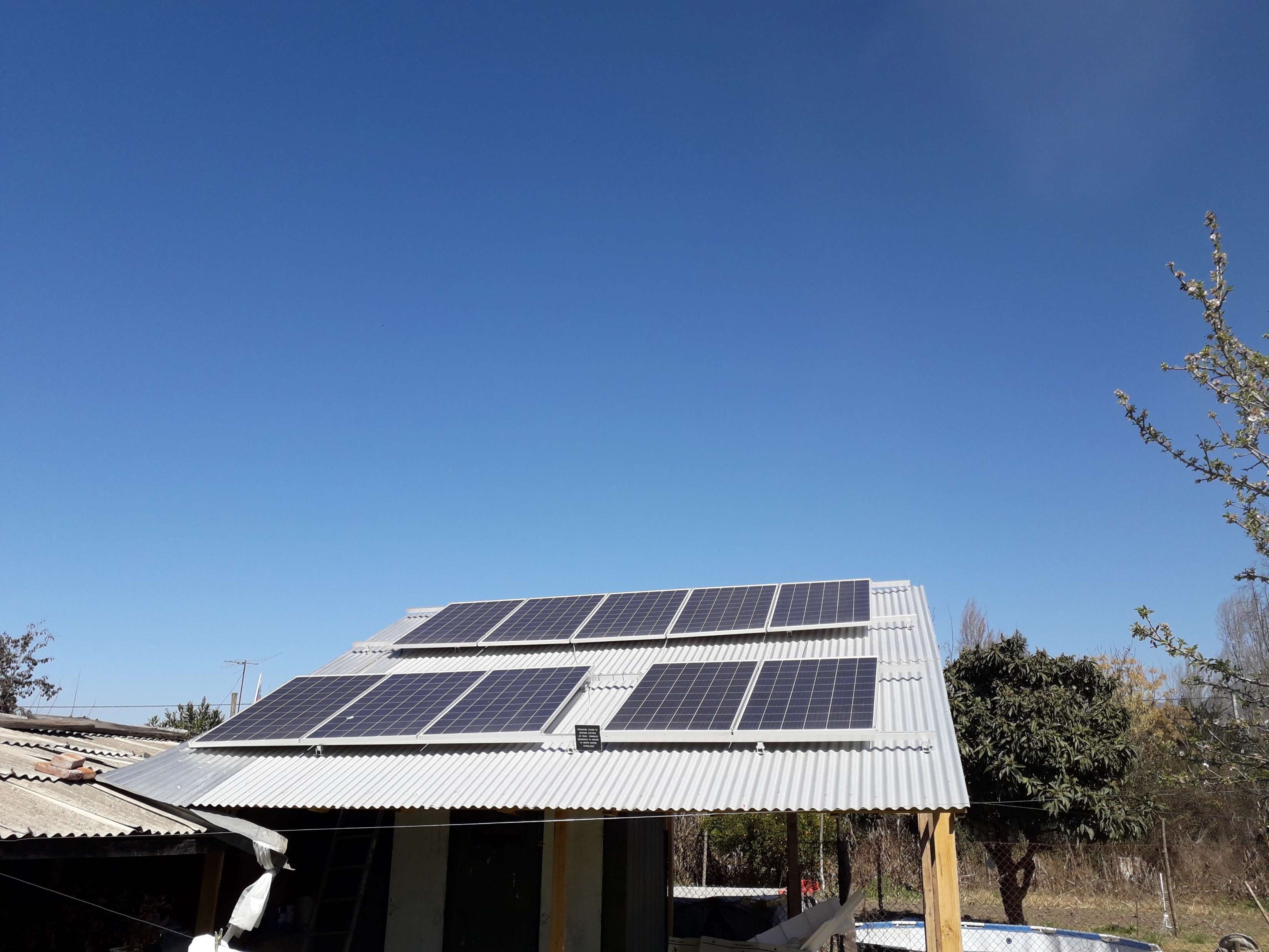 Residencia García — 2.5 kWp en Isla de Maipo